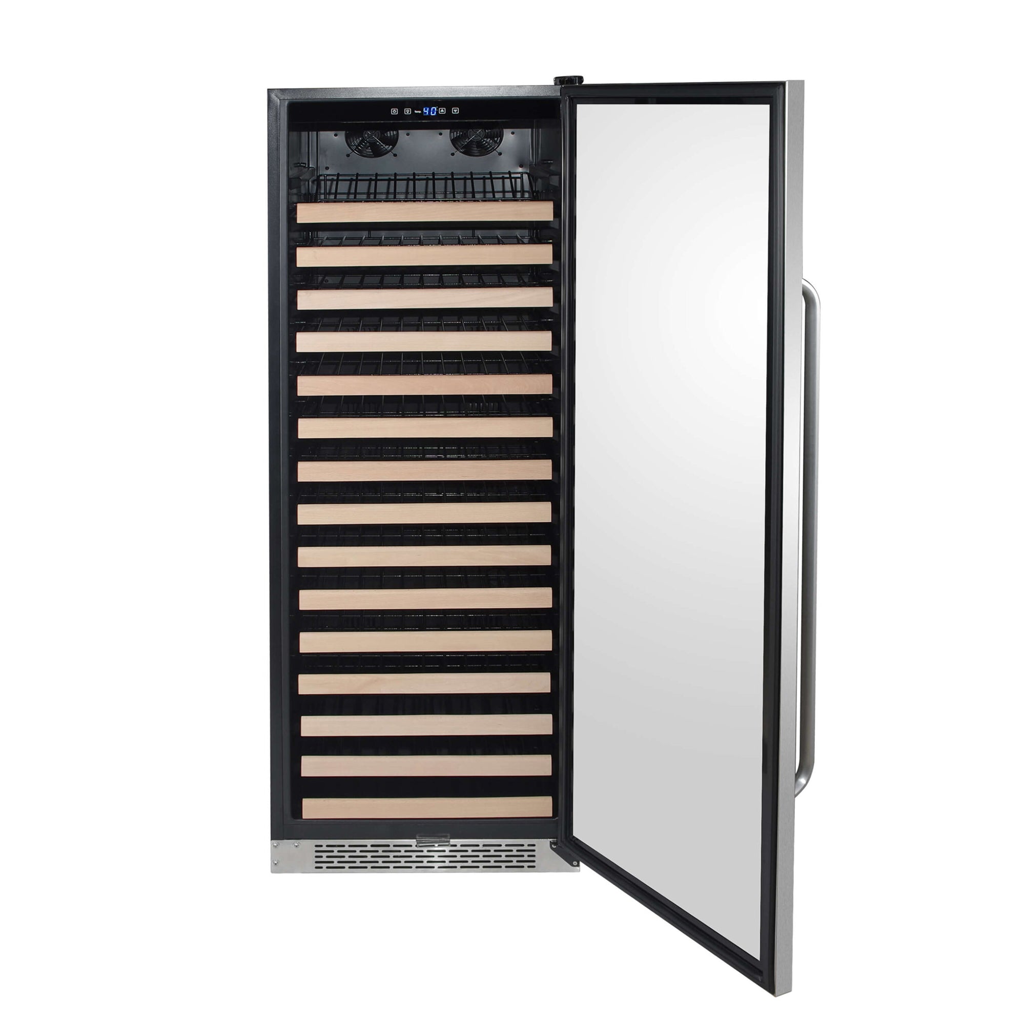 Whynter BWR-1662SD 166 Bottle Built-In Single Zone Wine Cooler Refrigerator