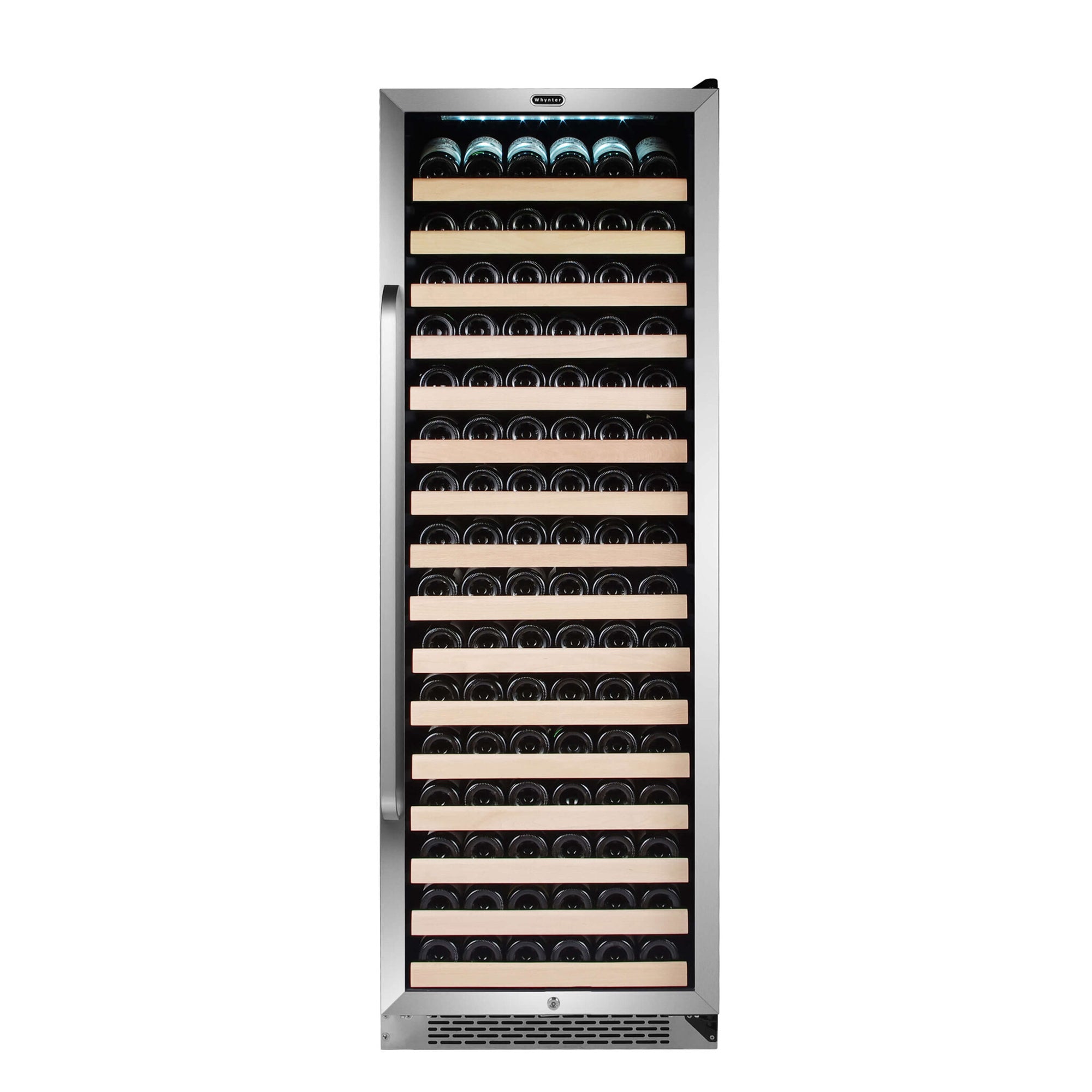Whynter BWR-1662SD 166 Bottle Built-In Single Zone Wine Cooler Refrigerator