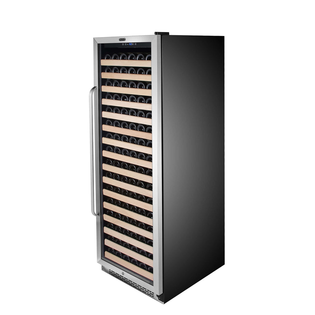 Whynter BWR-1662SD 166 Bottle Built-In Single Zone Wine Cooler Refrigerator