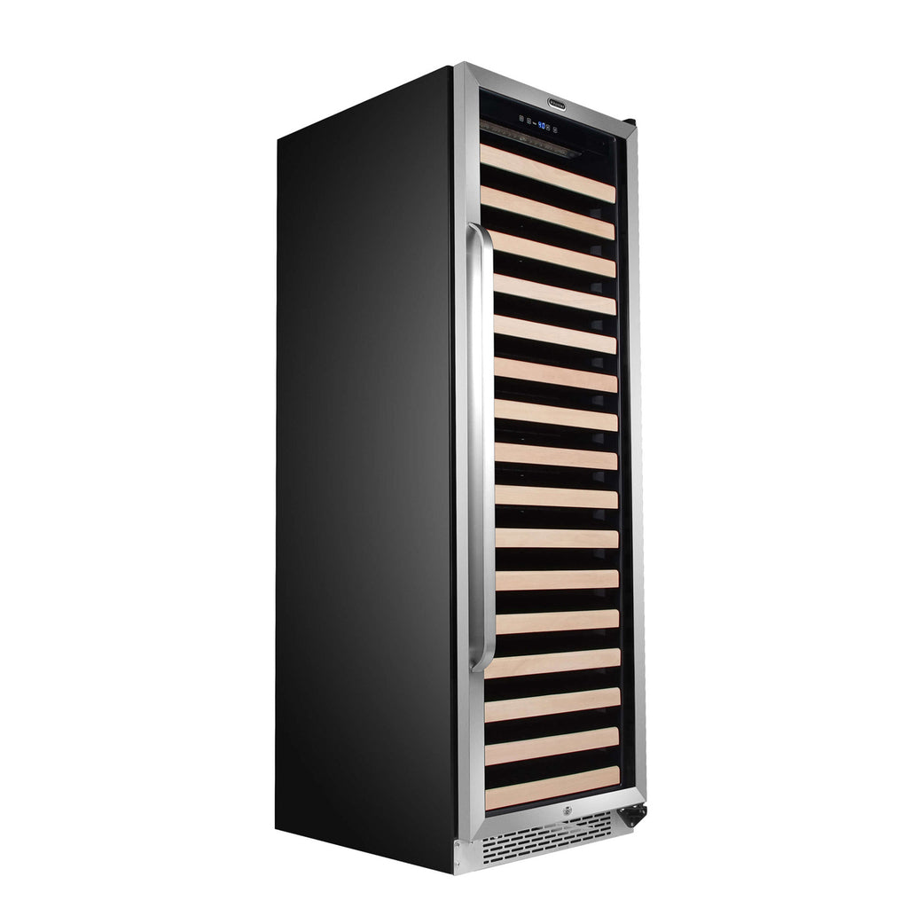 Whynter BWR-1662SD 166 Bottle Built-In Single Zone Wine Cooler Refrigerator