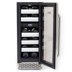 Whynter BWR-171DS 17 Bottle Built-In Dual Zone Wine Cooler Refrigerator