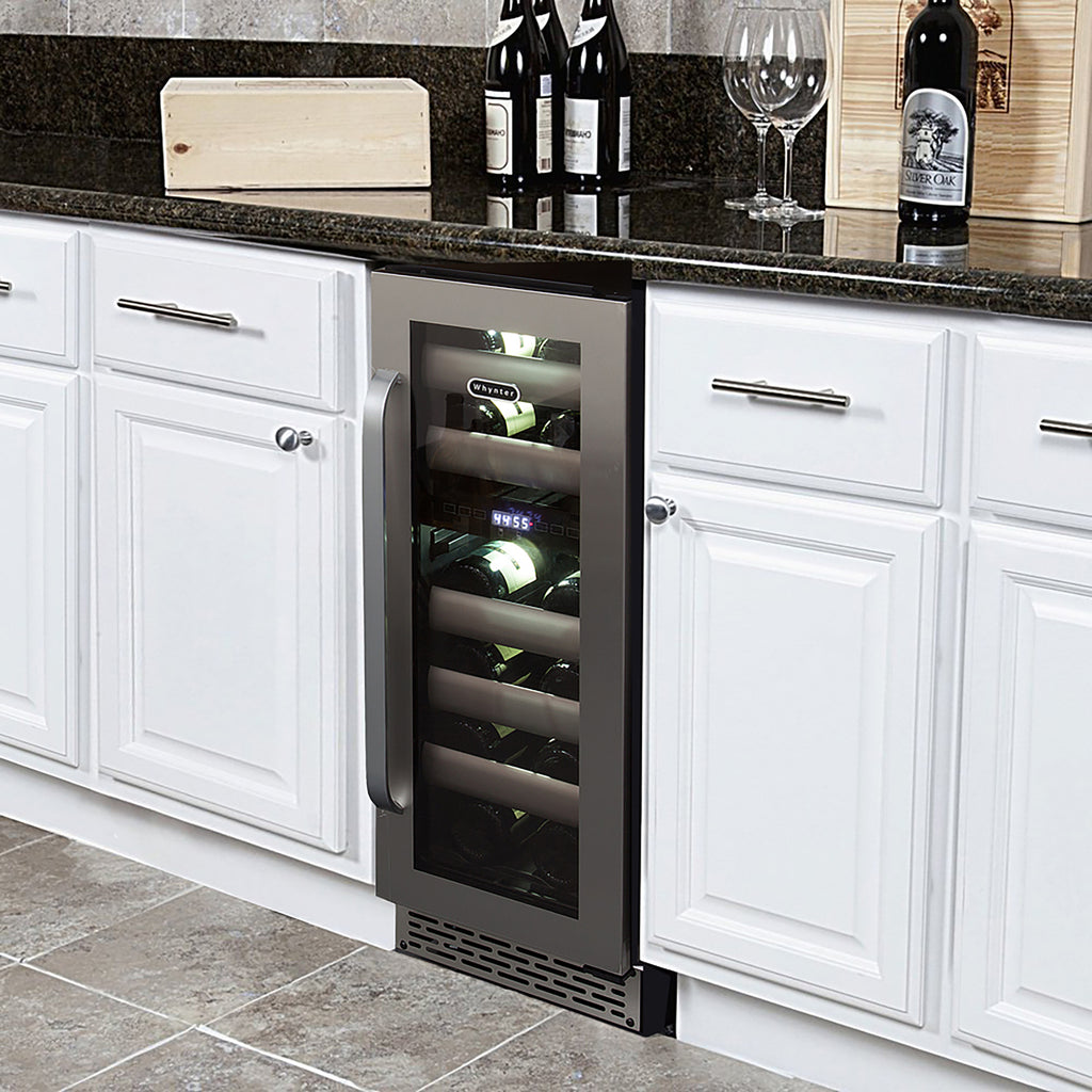 Whynter BWR-171DS 17 Bottle Built-In Dual Zone Wine Cooler Refrigerator