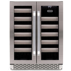 Whynter BWR-401DS 40 Bottle Built-In Dual Zone Wine Cooler Refrigerator