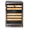 Whynter BWR-462DZ 46 Bottle Built-In Dual Zone Wine Cooler Refrigerator
