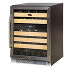 Whynter BWR-462DZ 46 Bottle Built-In Dual Zone Wine Cooler Refrigerator