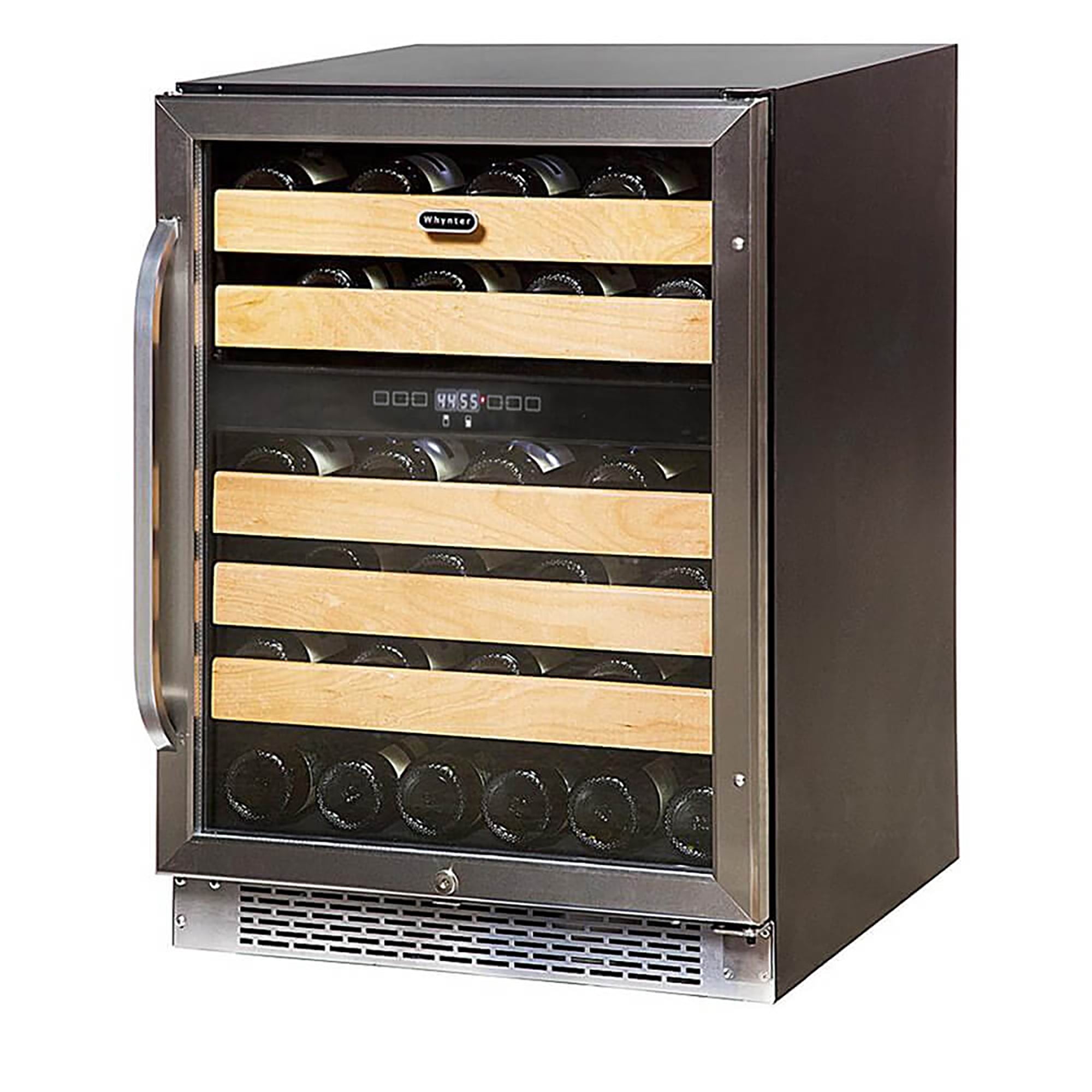 Whynter BWR-462DZ 46 Bottle Built-In Dual Zone Wine Cooler Refrigerator
