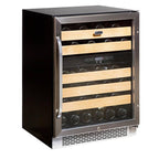Whynter BWR-462DZ 46 Bottle Built-In Dual Zone Wine Cooler Refrigerator