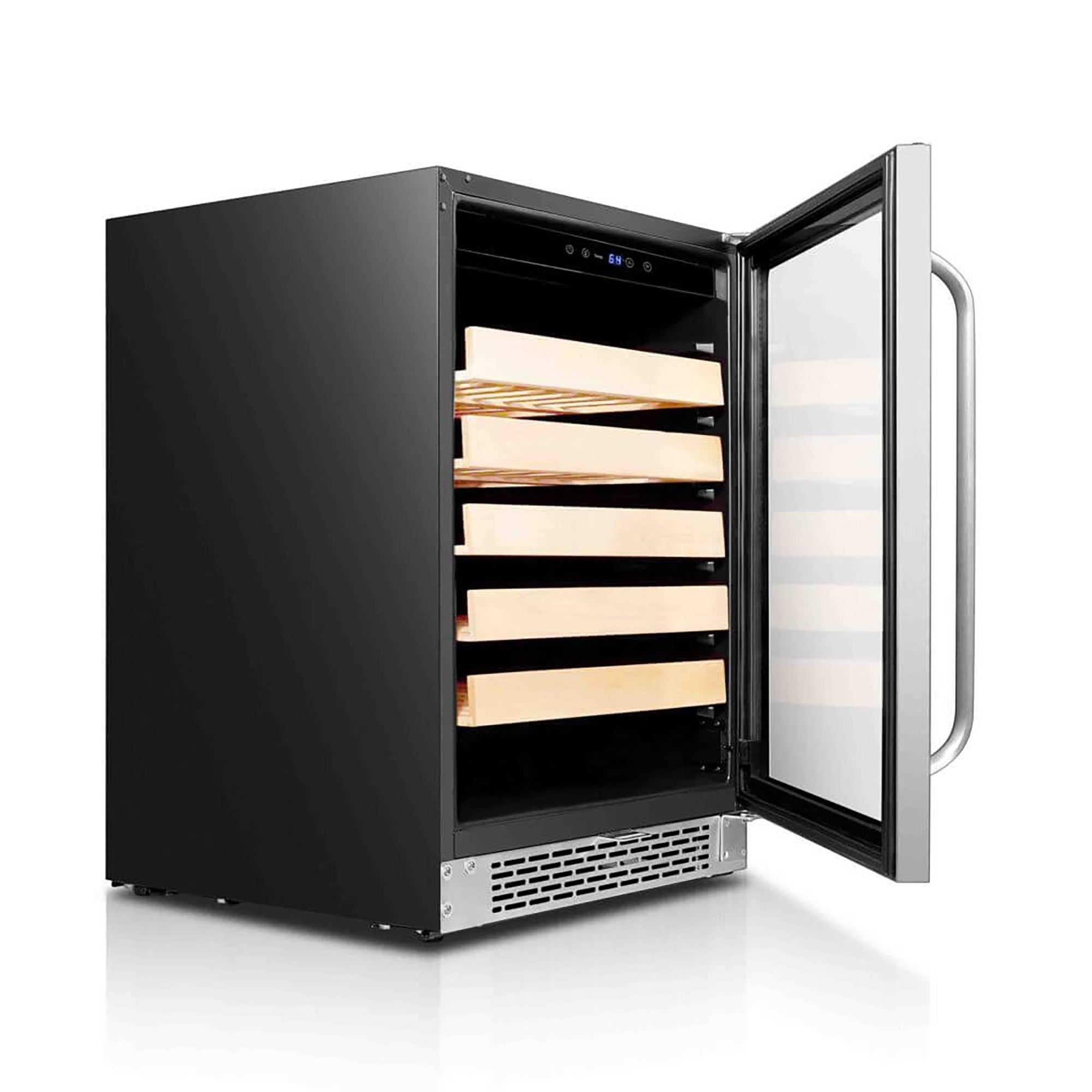 Whynter BWR-541STS 54 Bottle Built-In Single Zone Wine Cooler Refrigerator