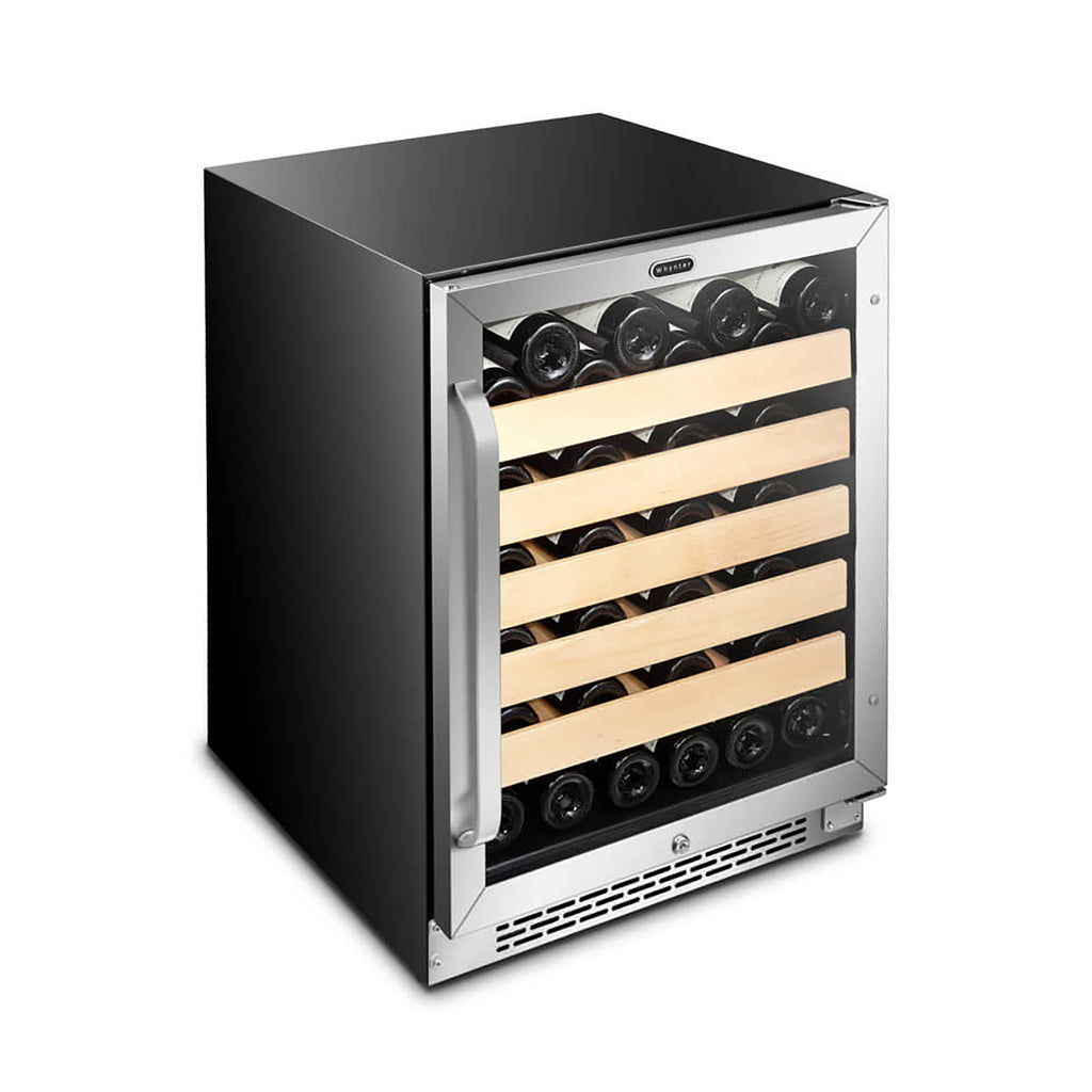 Whynter BWR-541STS 54 Bottle Built-In Single Zone Wine Cooler Refrigerator