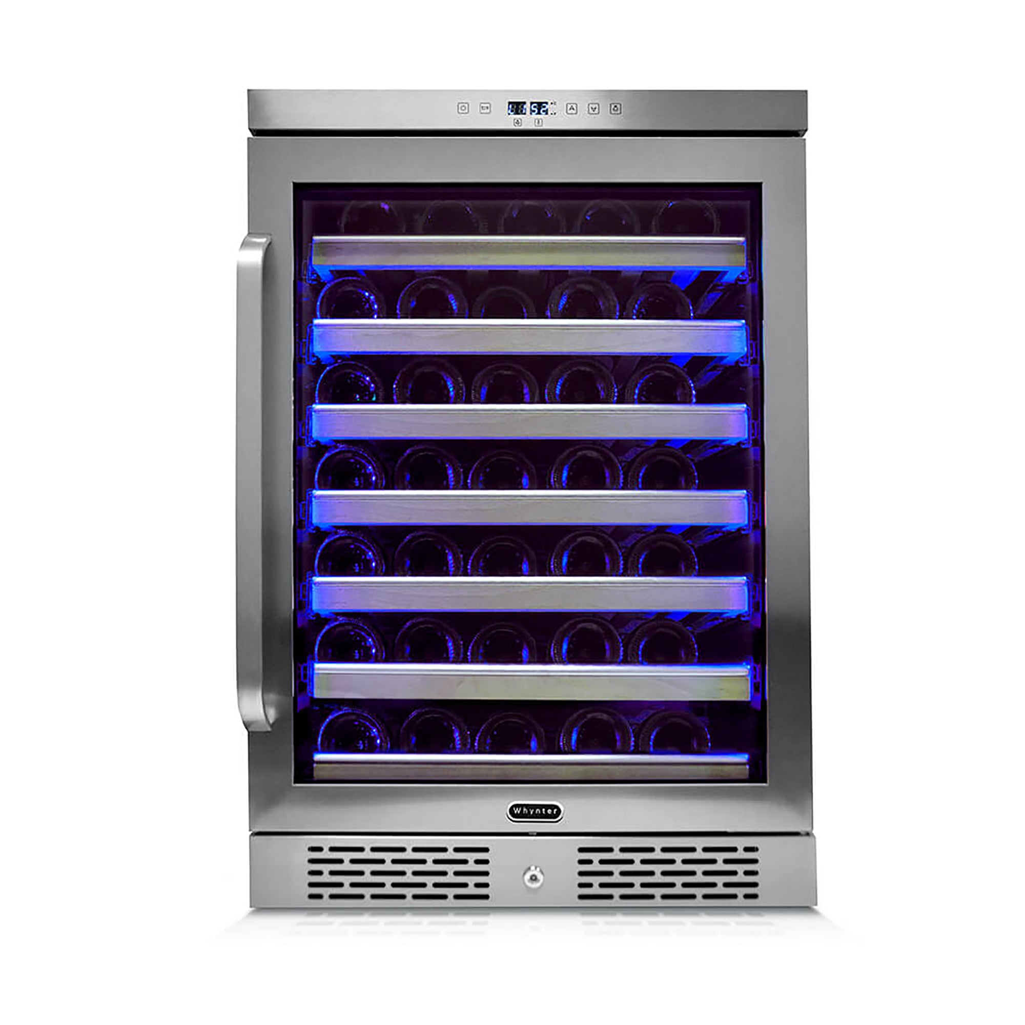 Whynter BWR-545XS 54 Bottle Built-In Single Zone Wine Cooler Refrigerator