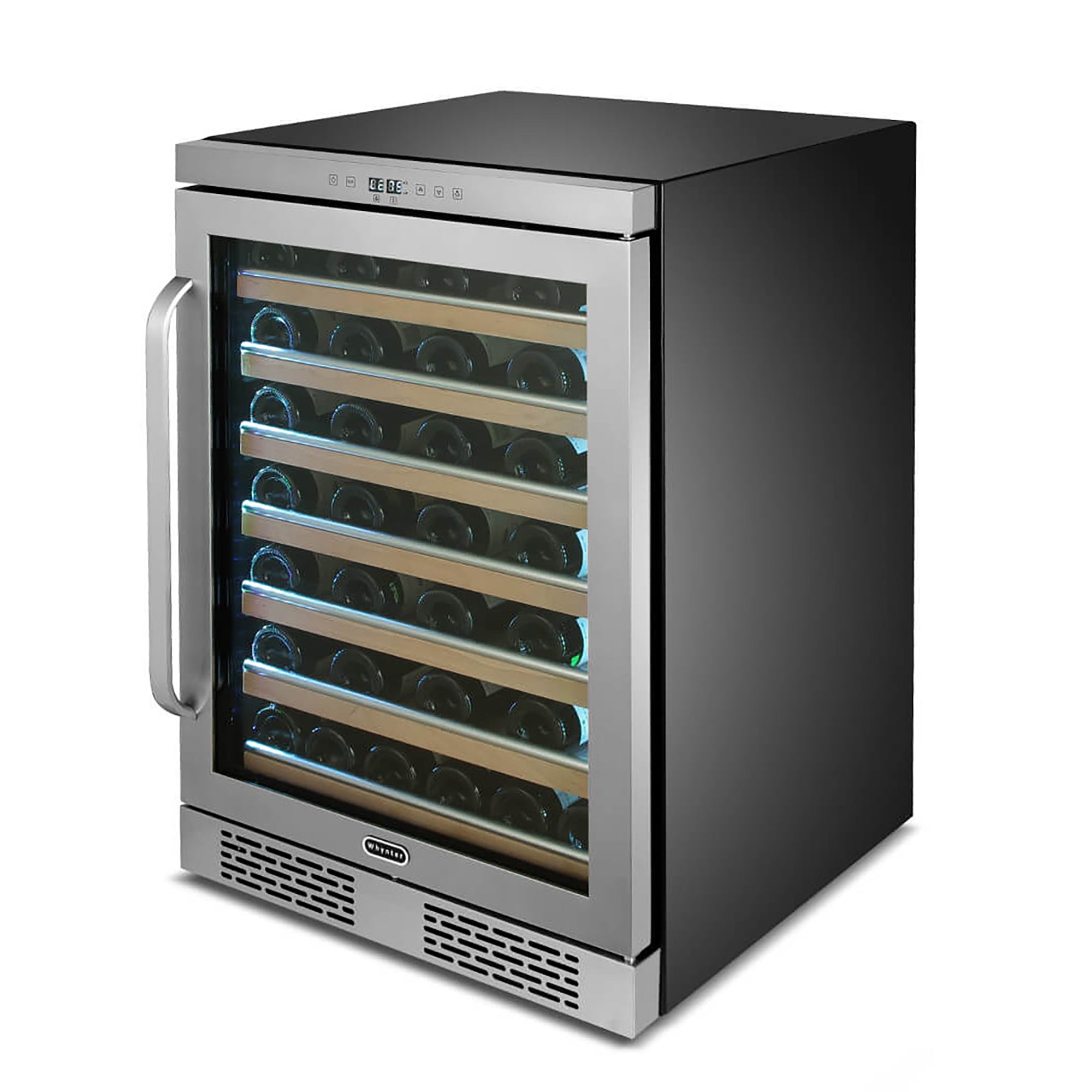 Whynter BWR-545XS 54 Bottle Built-In Single Zone Wine Cooler Refrigerator