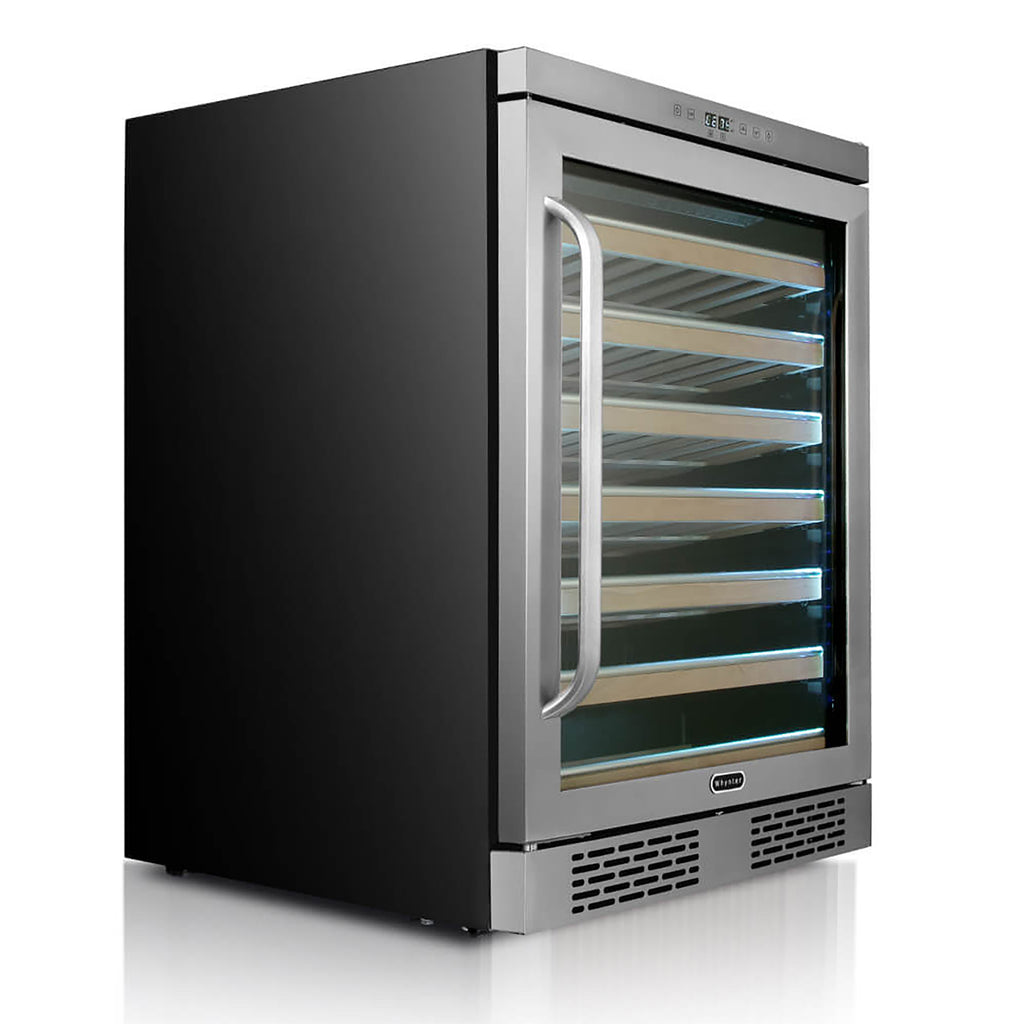 Whynter BWR-545XS 54 Bottle Built-In Single Zone Wine Cooler Refrigerator
