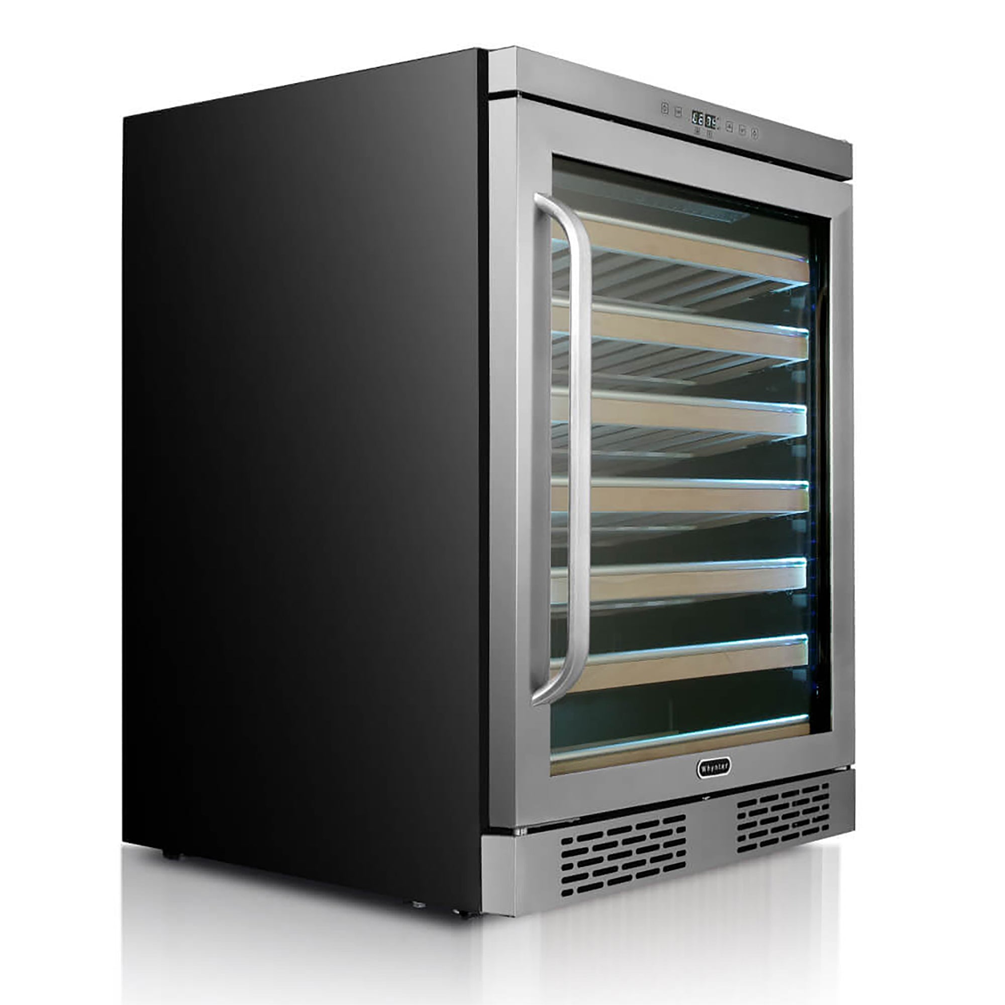 Whynter BWR-545XS 54 Bottle Built-In Single Zone Wine Cooler Refrigerator