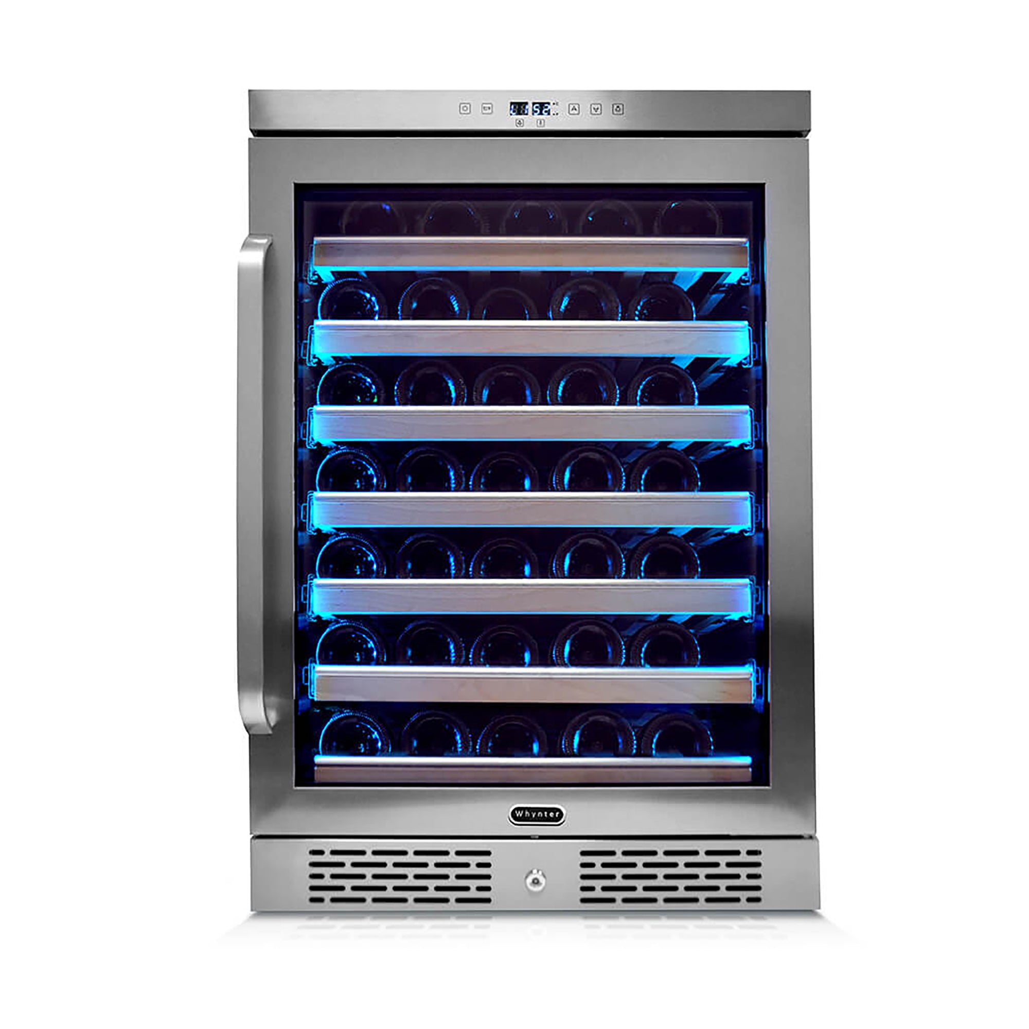 Whynter BWR-545XS 54 Bottle Built-In Single Zone Wine Cooler Refrigerator