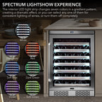 Whynter BWR-545XS 54 Bottle Built-In Single Zone Wine Cooler Refrigerator