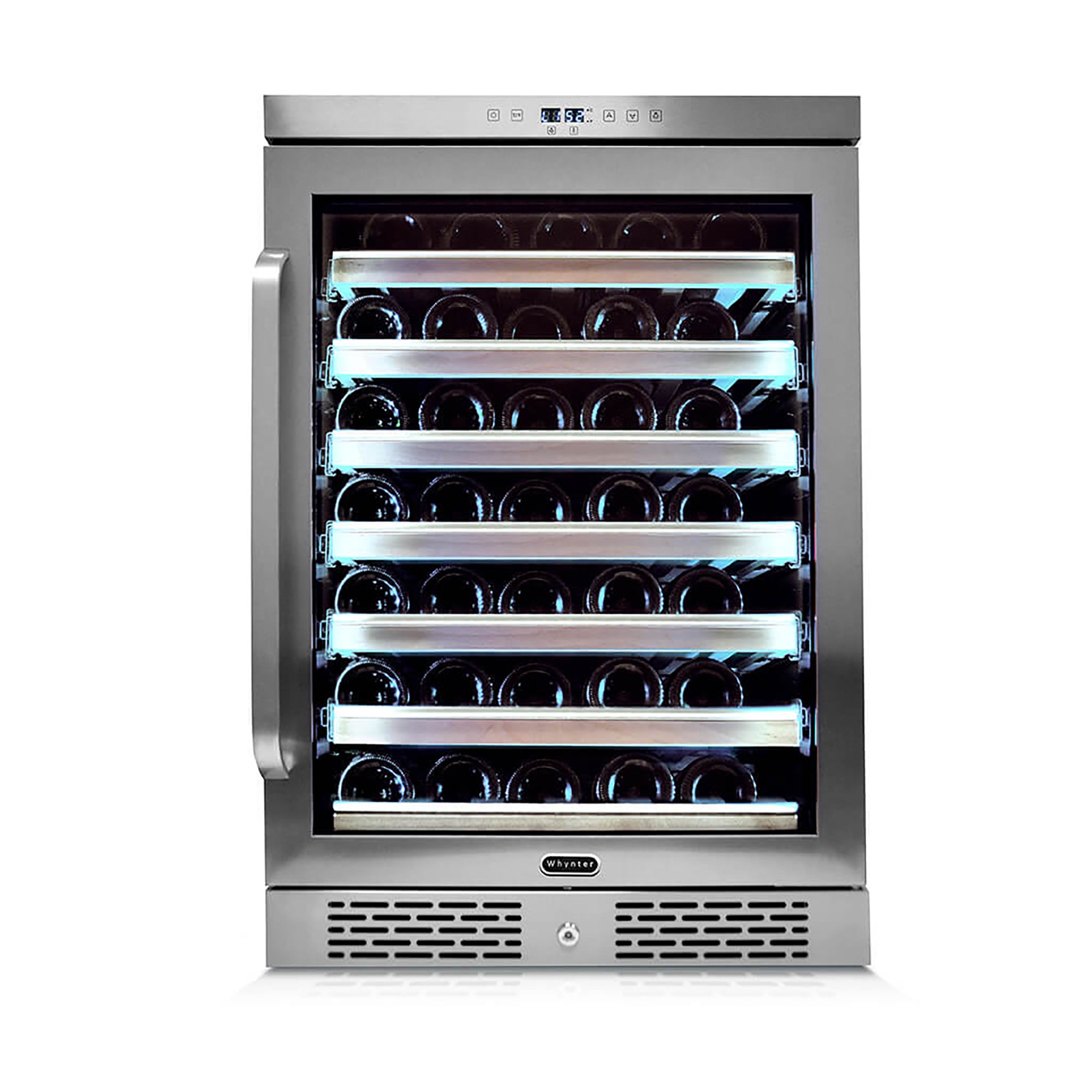 Whynter BWR-545XS 54 Bottle Built-In Single Zone Wine Cooler Refrigerator