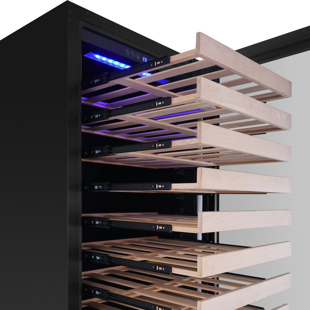 Kings Bottle 425-Bottle Dual Zone Wine Refrigerator — Luxury Statement Piece (KBU425DX)